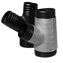 Simx 250/250/200mm Branch Take Off Poly Insulated