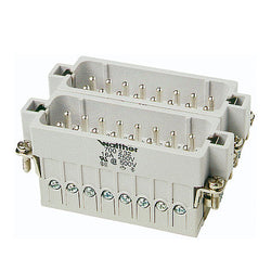 Walther-Werke Male Insert - 16 Pole - Screw Connection with Wire G