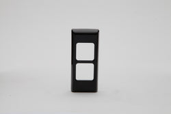 Pdl Plate architrave 2 gang White