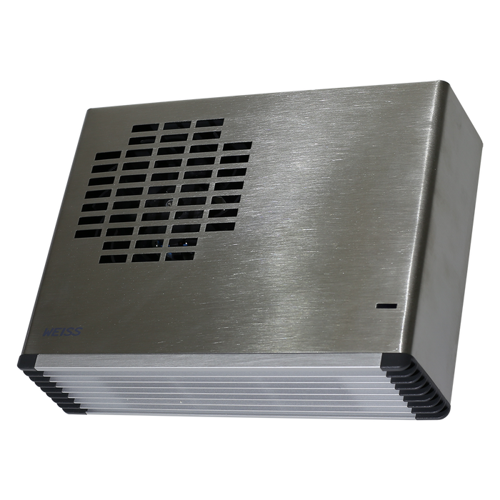 Weiss Wall mounted fan heater - Stainless steel