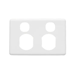 Clipsal COVER SOCKET SWT TWIN C2025C-WE