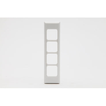 Pdl Plate architrave 4 gang White