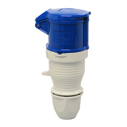 Walther-Werke CeeTyp IP44 Coupler - 32 Amp, 3 Pole, 240VAC, Blue