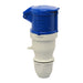 Walther-Werke CeeTyp IP44 Coupler - 32 Amp, 3 Pole, 240VAC, Blue