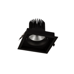 Halcyon LED REC SQUARE TILT/ROT C/W DIM.DR 28W 700mA CC NW93-BL