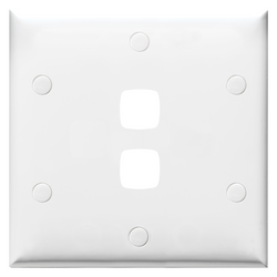 Legrand HPM Square plate 2 gang White