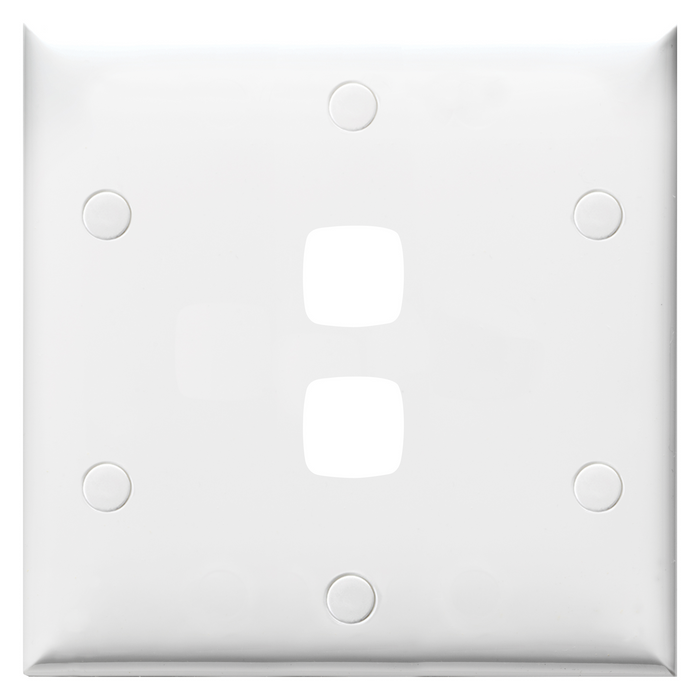 Legrand HPM Square plate 2 gang White