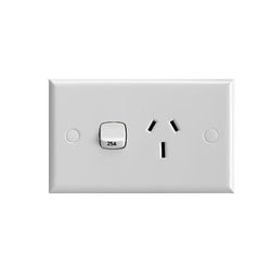Legrand HPM Single outlet 25A horizontal