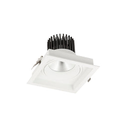 Halcyon LED REC SQUARE TILT/ROT C/W DIM.DR 28W 700mA CC NW93-WH