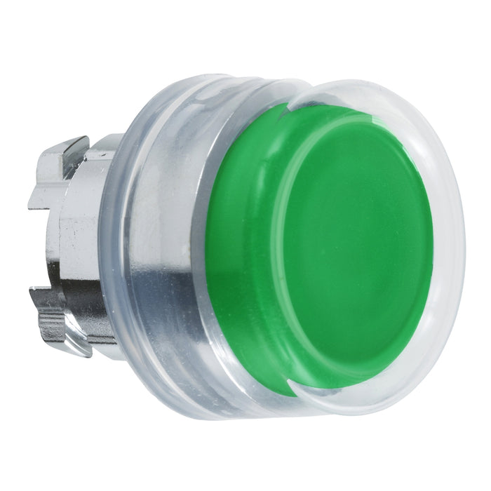 Schneider Pushbutton booted Green ZB4BP3