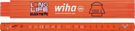 Wiha 410 Folding ruler Longlife for electricians 2m
