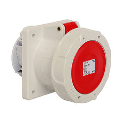 Walther-Werke CeeTyp IP67 Straight Panel Mounted Socket Outlet - 6