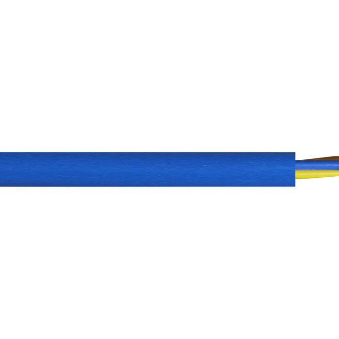 Firstflex 1.5mm 3 core TPR flex Blue
