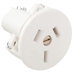 Legrand HPM Plug base 10A 3 flat pins White