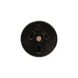 Legrand HPM 10A P/BASE 3 PIN FLAT SUIT 2.5 BLACK