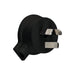 Legrand HPM Plug 10A 3 pin flat  45deg Bla