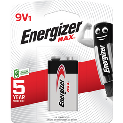 Energizer E000035000 Battery 9V Alkaline Max