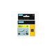 Dymo Rhino Heat Shrink Tube Black on Yellow 12mm x 1.5m 18056