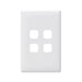 Legrand HPM LN 4 GANG GRID &PLATE ONLY WE
