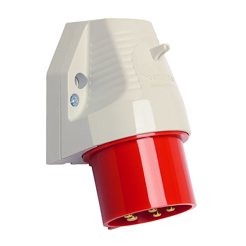 Walther-Werke CeeTyp IP44 Surface Mounted Appliance Inlet - 16 Amp