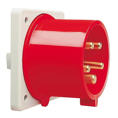 Walther-Werke CeeTyp IP44 Panel Mounted Appliance Inlet - 16 Amp,