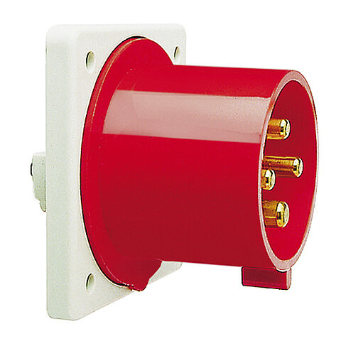 Walther-Werke CeeTyp IP44 Panel Mounted Appliance Inlet - 32 Amp,