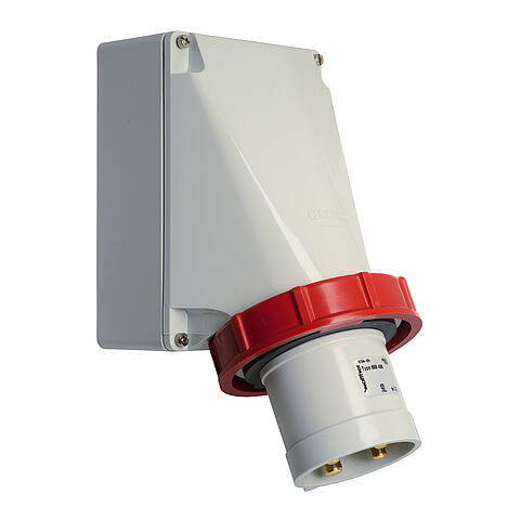 Walther-Werke CeeTyp IP67 Surface Mounted Appliance Inlet - 63 Amp