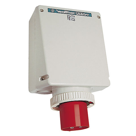 Walther-Werke CeeTyp IP67 Surface Mounted Appliance Inlet - 125 Am