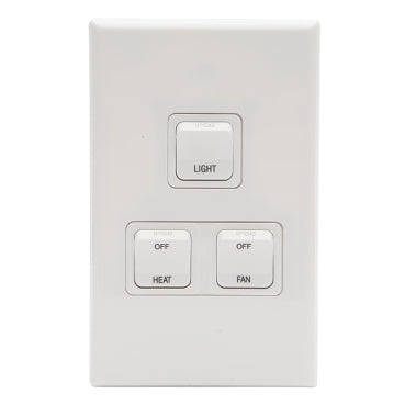 Pdl Triple gang 16A/20A V WP White