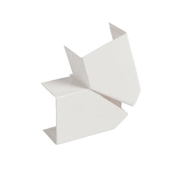 Legrand HPM DLPLUS 40X25MM FLAT ELBOW WH