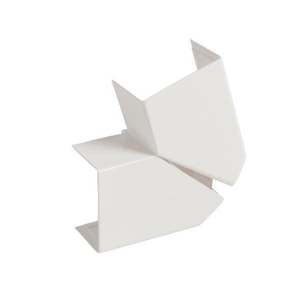 Legrand HPM DLPLUS 40X25MM FLAT ELBOW WH