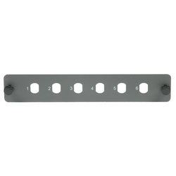 Austfibre AFL Fibre Enclosure Face Plates - SC/LCD 6P 1-6HP flat