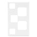Pdl L695XC WHITE COVER PLATE