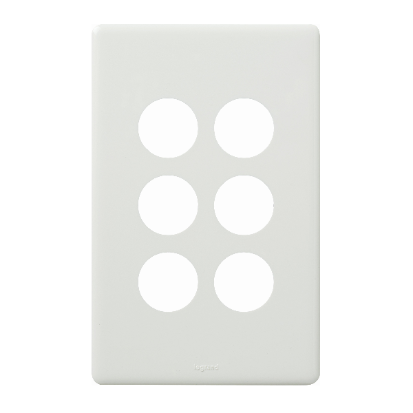 Legrand HPM ED 770/6 COVER-PLATE WE