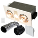 Weiss Bathroom heat LED light with inline fan with ducting