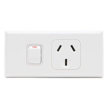 Pdl Single outlet arch 10A H White