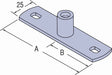 Unistrut 2094851 Base Plate EF1200-10 ZP