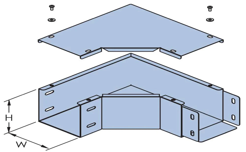 Unistrut 2080450 Bend 90 horiz 100x50 GB