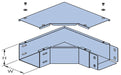 Unistrut 2076773 Bend 90 horiz 75x50 GB