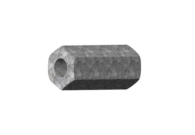 Unistrut 2093955 Rod Coupler M08 ZP