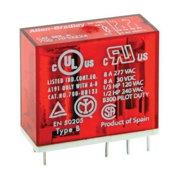 Allen Bradley Safety PCB Relay 8A 2C/O 24VDC Coil