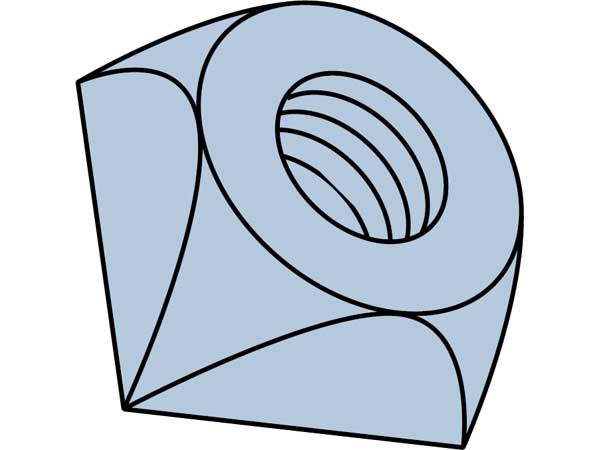 Unistrut 2081232 Nut Swivel 10mm Zinc