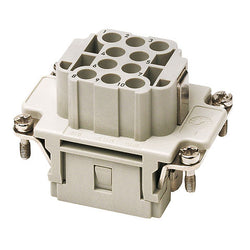 Walther-Werke Crimp Contact Carrier for Sleeve Contacts - 10 Pole