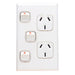 Legrand HPM Double outlet 10A & sw V White