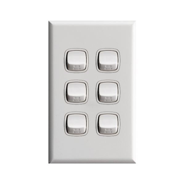 Legrand HPM Six gang 10A