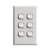 Legrand HPM Six gang 10A