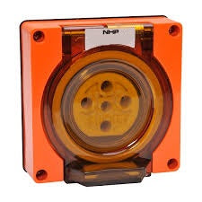 Iso Threaded Power Outlet Iso Socket outlet 5 pin 16A 500V — Scott Electrical