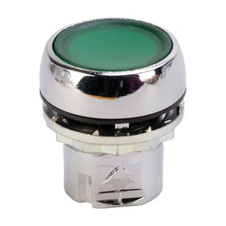 Allen Bradley PB 22.5mm METAL MOM FLUSH HD ILL GREEN