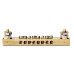 Teubel Earth bar 8 way two stud 6mm