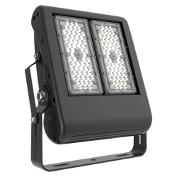 Evolve100W Falcon LED Floodlight 14,000lm IP67 B85°x135° (Asymmetric Wide) CRI>70 5000K Finish: Graphite Black
